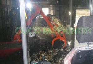 Sabit sabit tip elektrik malzeme işleyicisi hurda