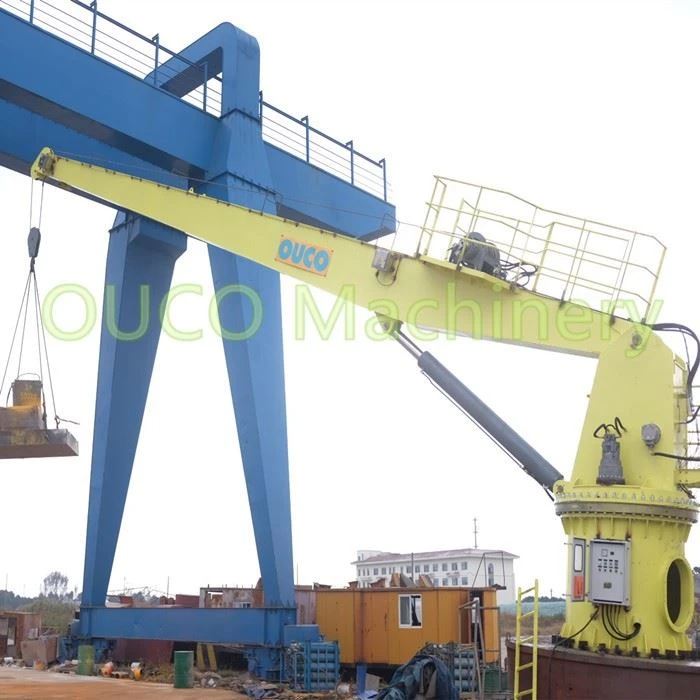 Sınıf Sertifikalı 5T15M Sabit Bomlu Deniz Offshore Vinç